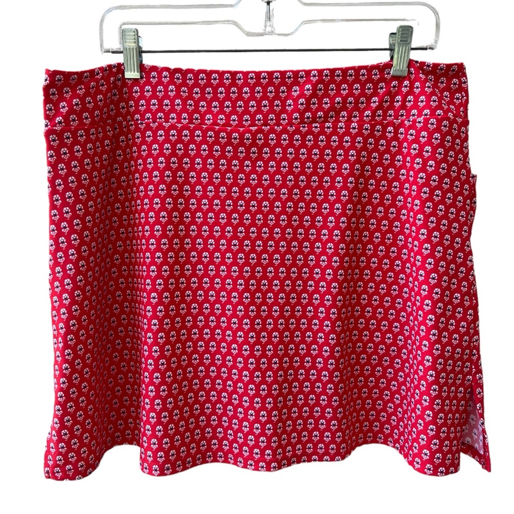 Jude Connally Sonia Jude Cloth Skort Women’s Large Red Golf - Picture 3 of 5
